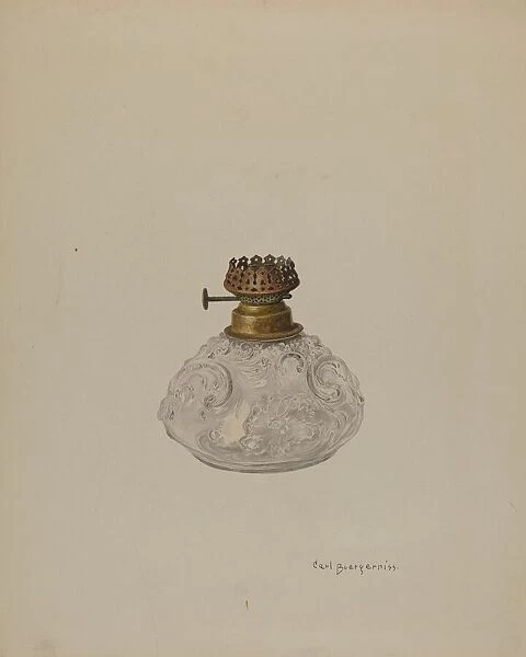 Lamp, c. 1940. Creator: Carl Buergerniss