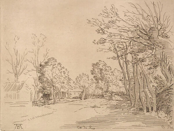 Landscape after Durer. n. d. Creator: Caylus, Anne-Claude-Philippe de
