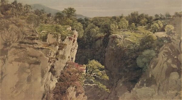 Landscape with Rocks, 18th-19th century, (1935). Artist: John Glover