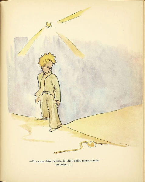 The Little Prince (Le Petit Prince), 1942-1943. Creator: Saint-Exupery, Antoine de