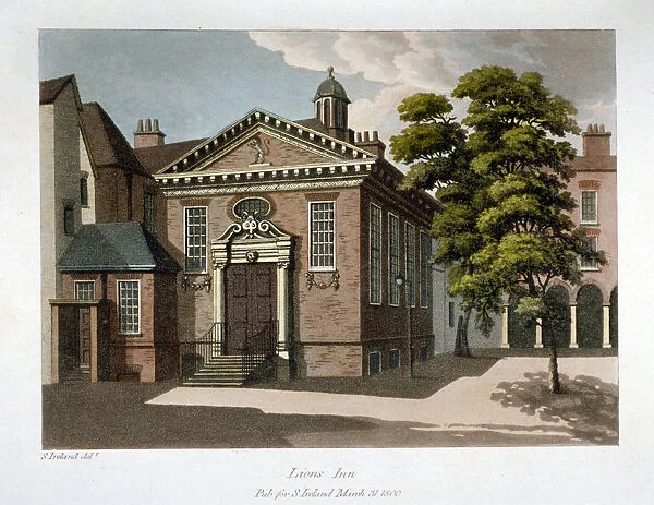 Lyons Inn, Westminster, London, 1800