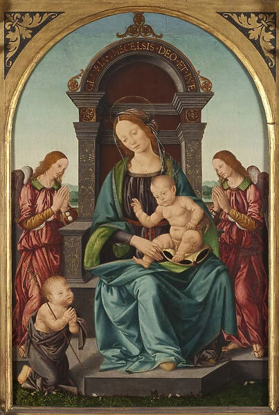 The Madonna and Child with the Infant Saint John and Two Angels