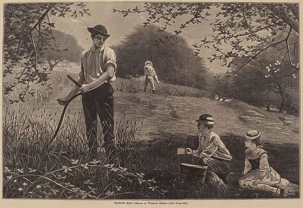 Making Hay, published 1872. Creator: Winslow Homer