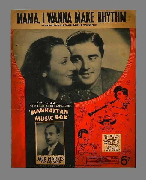 Mama, I Wanna Make Rhythm, sheet music, 1937. Creator: Unknown
