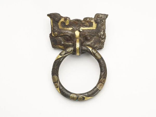 Mask and ring handle, Eastern Zhou dynasty, 5th-4th century BCE. Creator: Unknown
