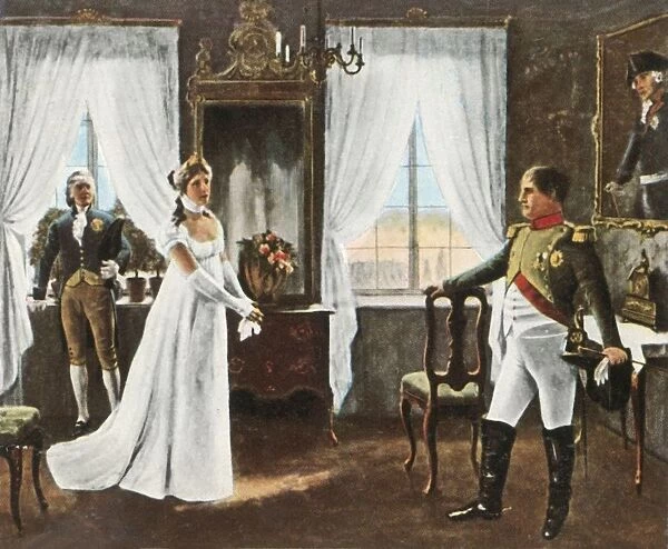 Meeting of Queen Louise and Napoleon I in Tilsit, 6 July 1807, (1936). Creator: Unknown