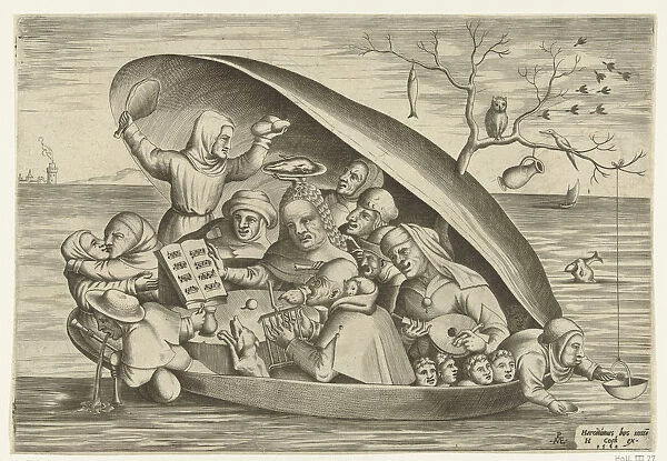 Merrymakers in a Mussel at Sea, 1562