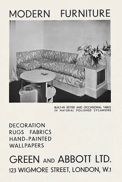 Modern Furniture - Green and Abbott Ltd. 1933