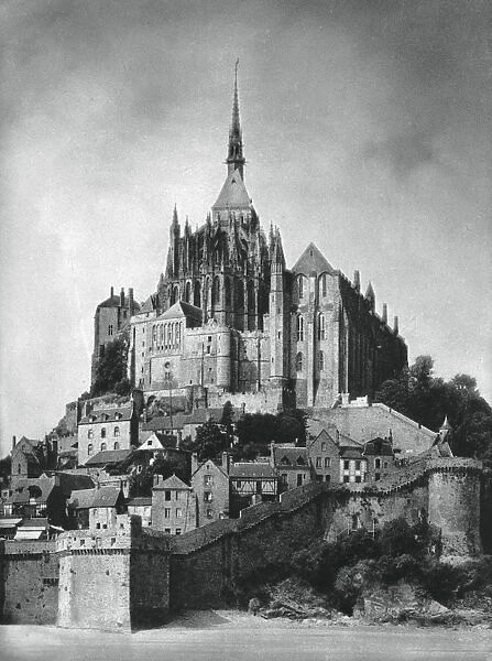 Mont Saint-Michel, Normandy, France, 1937. Artist: Martin Hurlimann