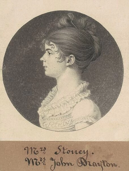 Mrs. William Drayton, 1809. Creator: Charles Balthazar Julien Fevret de Saint-Mé
