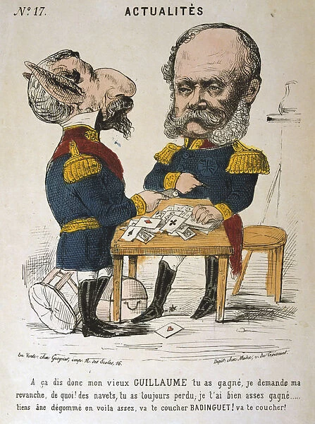 Napoleon III of France and Wilhelm I of Prussia, Franco-Prussian War, 1870-1871
