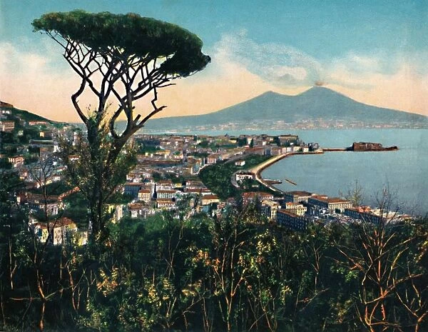 Napoli - Panorama Dalla Tomba Di Virgilio, (Tomb of Virgil ), c1900. Creator: Unknown