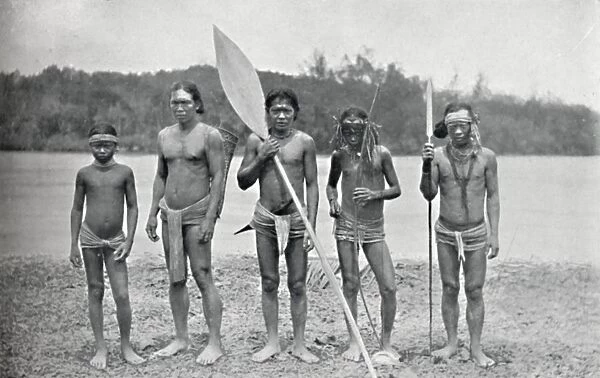 Natives of South Pagai Island, Nassau Group, off Sumatra, 1902. Artist: Cecil Boden Kloss