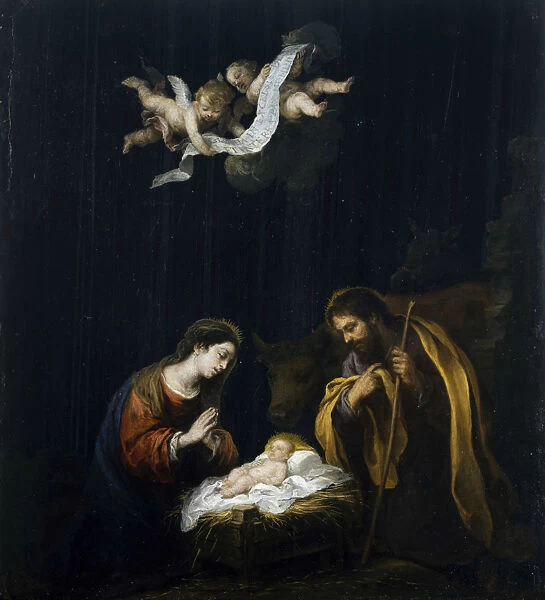 The Nativity, ca 1668. Artist: Murillo, Bartolome Esteban (1617-1682)