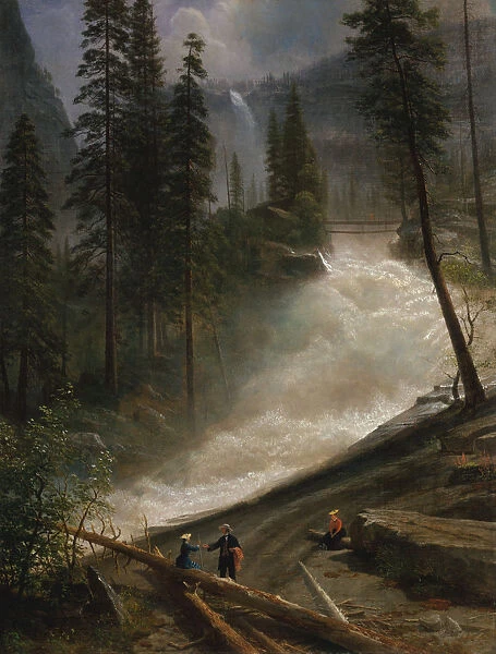 Nevada Falls, Yosemite, 1872 or 1873. Creator: Albert Bierstadt