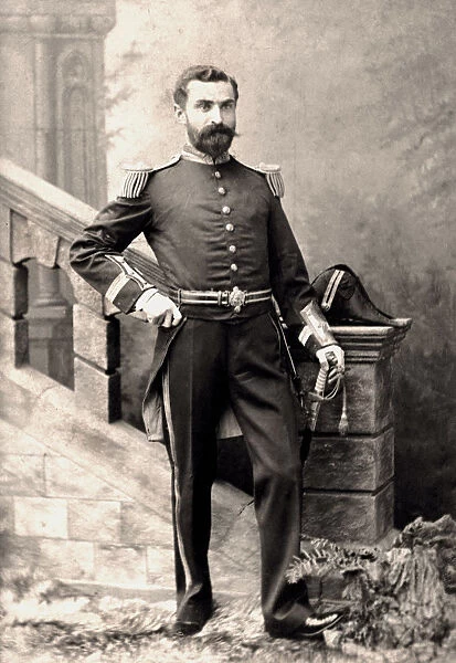 An officer in full uniform, early 20th century