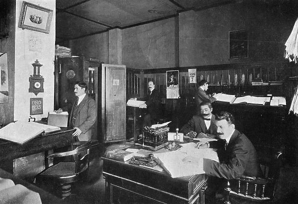Offices of Perez and Sanjurio, importers and exporters, Asuncion, Paraguay, 1911