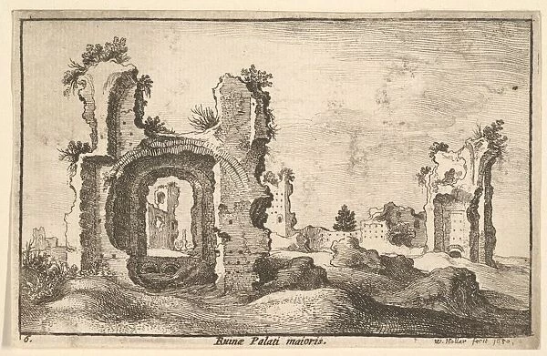 Palati maioris (Palatine Palace, Rome), 1650. Creator: Wenceslaus Hollar