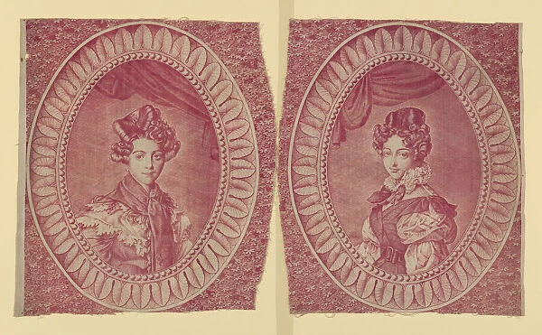 Panels (Furnishing Fabric), Munster, c. 1830. Creator: Hartmann et Fils