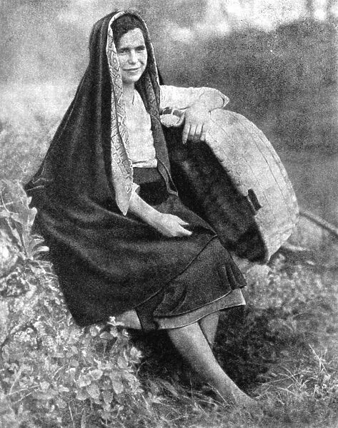 Peasant woman, northern Portugal, 1936. Artist: O Bobone