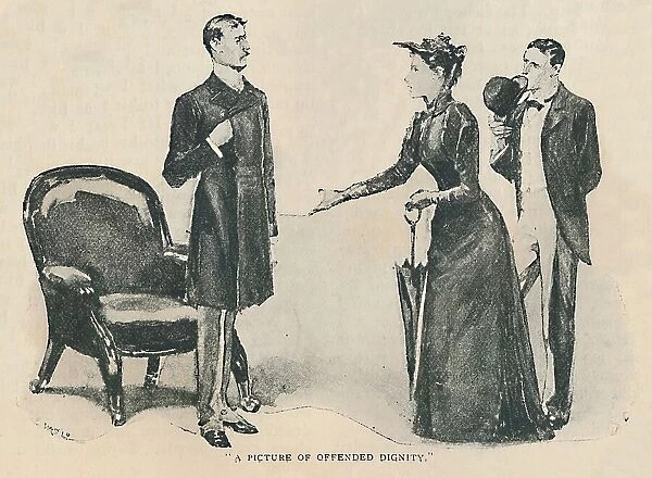 A Picture Of Offended Dignity, 1892. Artist: Sidney E Paget