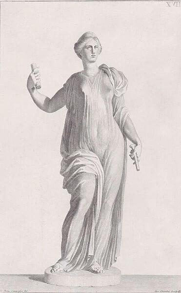Plate XVII (17): A Muse. From 'Museum Florentinum'