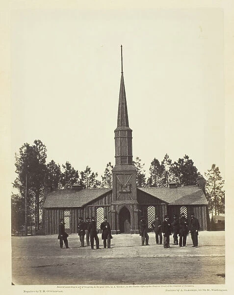 Poplar Grove Church, 1860  /  64. Creator: Alexander Gardner