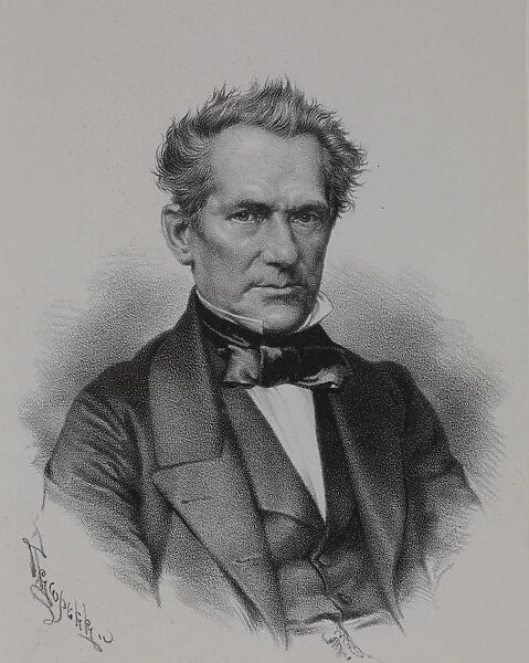 Portrait of Alexander Vasilyevich Nikitenko (1804-1877), 1860s
