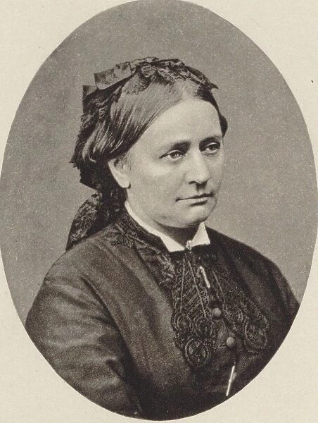 Portrait of Clara Schumann (1819-1896), 1870. Creator: Anonymous