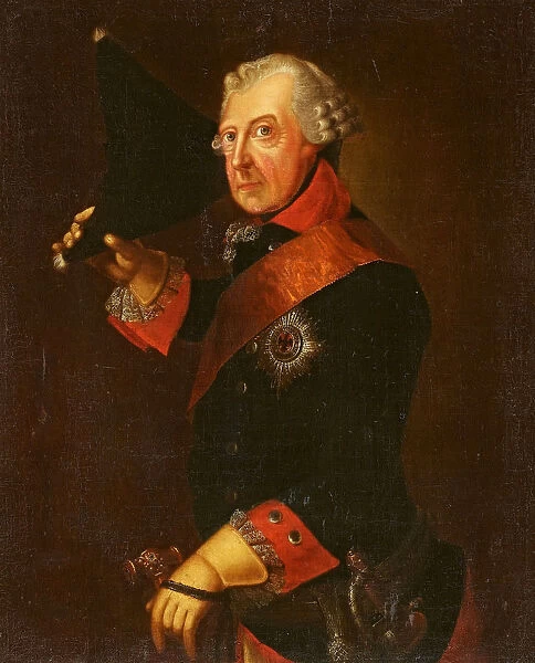 Portrait of Frederick II of Prussia (1712-1786)