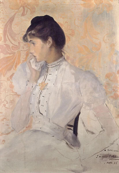 Portrait of Henriette Chabot, 1886. Creator: Blanche, Jacques-Emile (1861-1942)