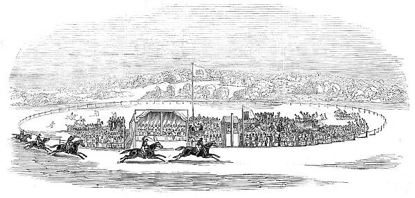 Races at Wheat Croft - Col. Thompsons 'Hamlet'winning the Lascelles Cup, 1845