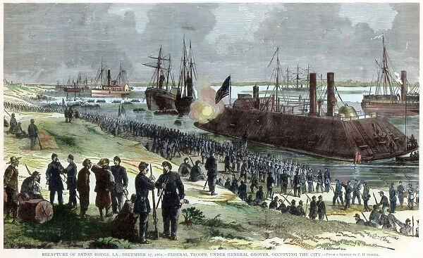 Recapture of Baton Rouge, Louisiana, American Civil War, 17 December 1862
