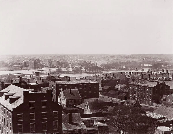 Richmond, Virginia. Looking toward Manchester, ca. 1865. Creator: Alexander Gardner