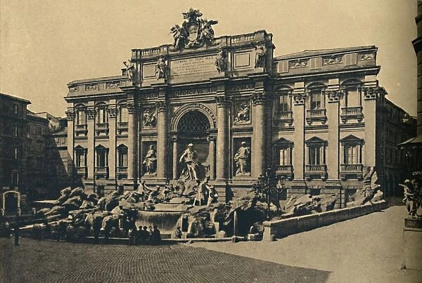 Roma - Fountain of Trevi, 1910