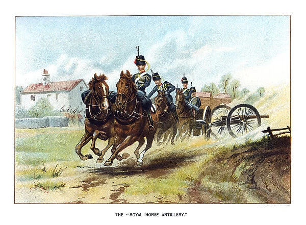 The Royal Horse Artillery, c1890. Artist: Geoffrey Douglas Giles