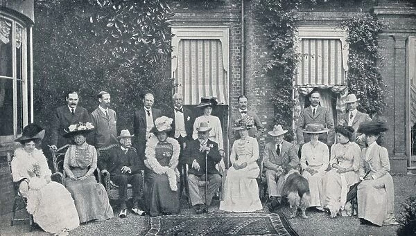 The Royal house party at The Grove, Watford, Lord Clarendons residence, in July, 1909 (1911). Artist: Frederick Downer & Sons