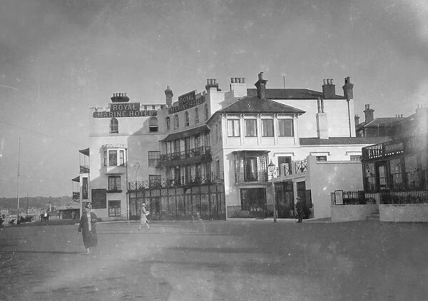 Royal Marine Hotel, Cowes, Isle of Wight, c1935. Creator: Kirk & Sons of Cowes
