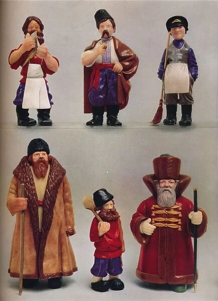 Russian National Types, c1935. Artist: Carl Faberge
