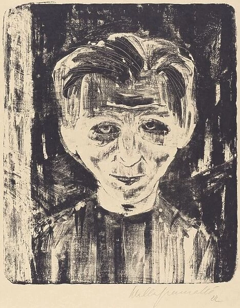 Self-Portrait, 1922. Creator: Walter Gramatté