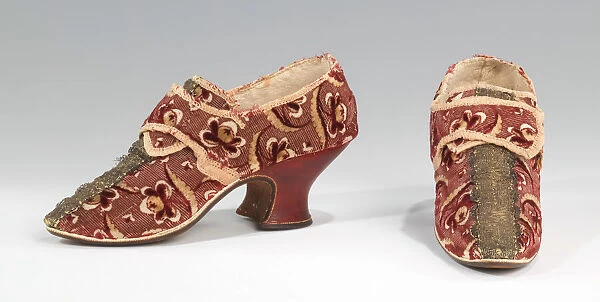 Shoes, British, 1732-59. Creator: Unknown