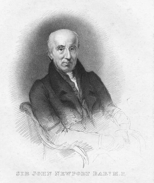 Sir John Newport Bart. M. P. 1826. Creator: Robert Cooper