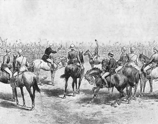 Soudan, 1883-85... Wolseley Bidding Farewell to the Australian Infantry... (1901)