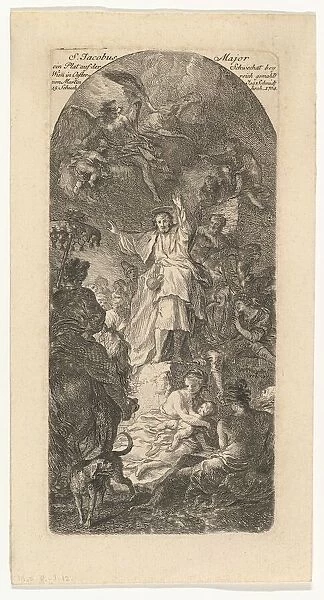 St. James the Greater Preaching, ca. 1764. Creator: Martin Johann Schmidt