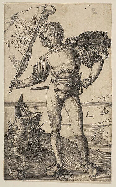 The Standard Bearer, ca. 1501. Creator: Albrecht Durer