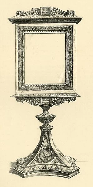 Standing mirror, c1510, (1881). Creator: Andrew Fingar Brophy