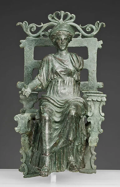 Statuette of an Enthroned Figure, 1st century. Creator: Unknown