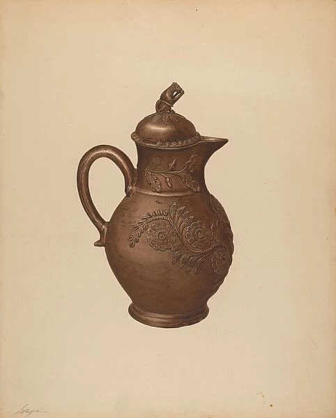 Teapot, c. 1940. Creator: Giacinto Capelli