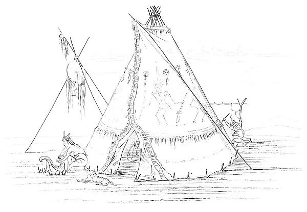 Teepee, 1841. Artist: Myers and Co