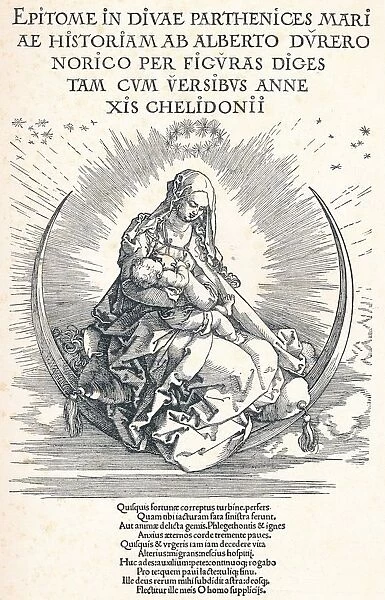 Title page of the Life of the Virgin, 1511 (1906). Artist: Albrecht Durer